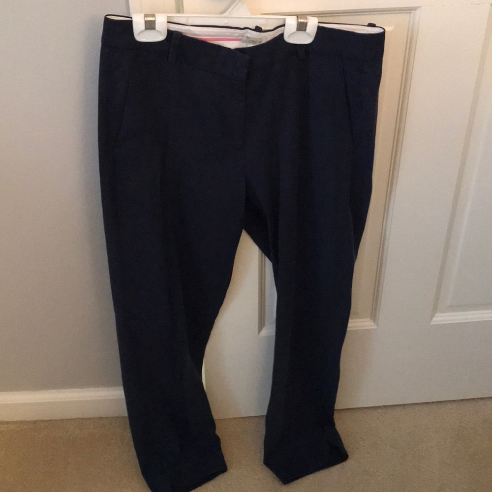2 pairs J.Crew ankle trousers - Navy and Sky blue